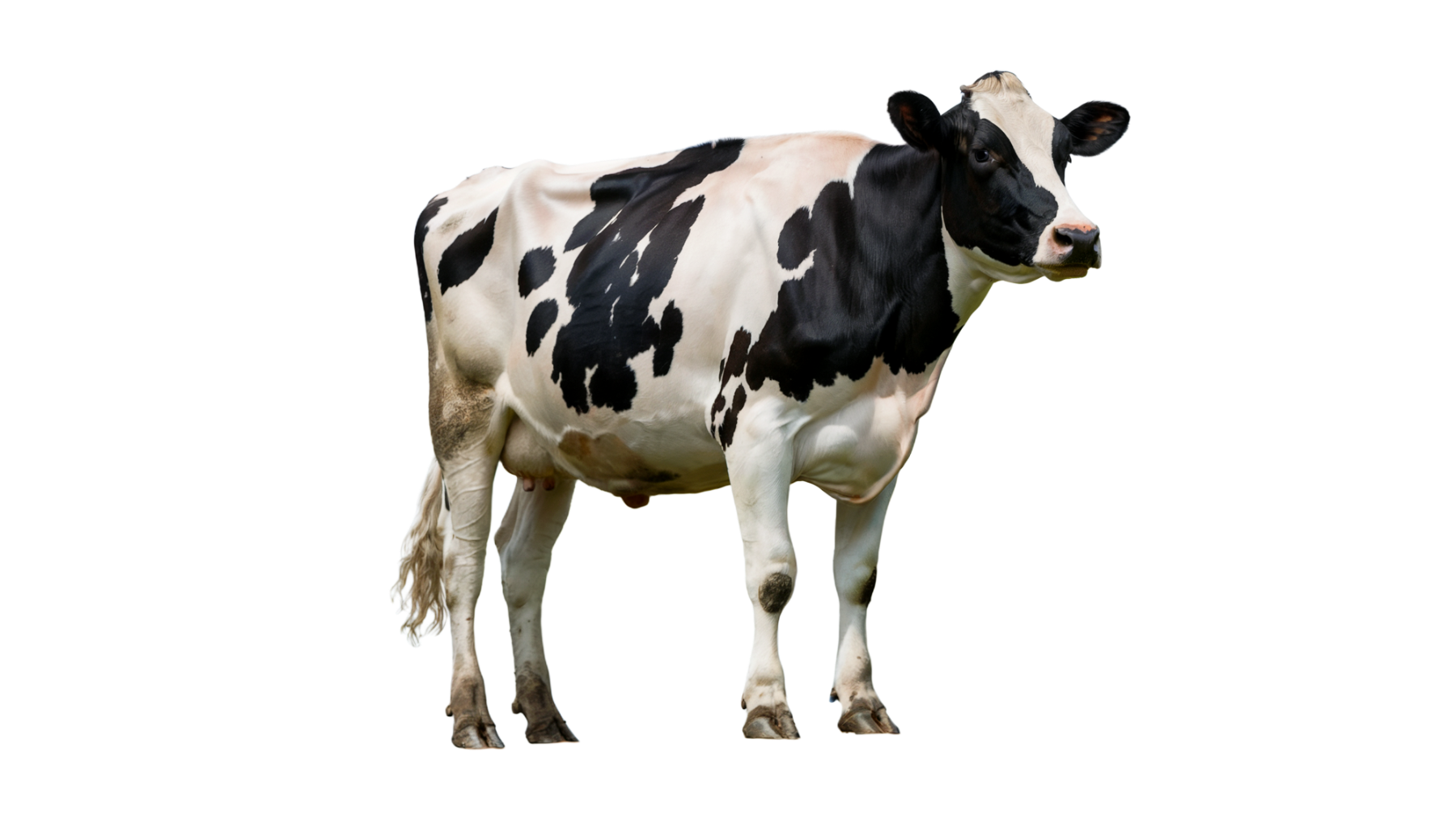 Holstein cow 1387, side view